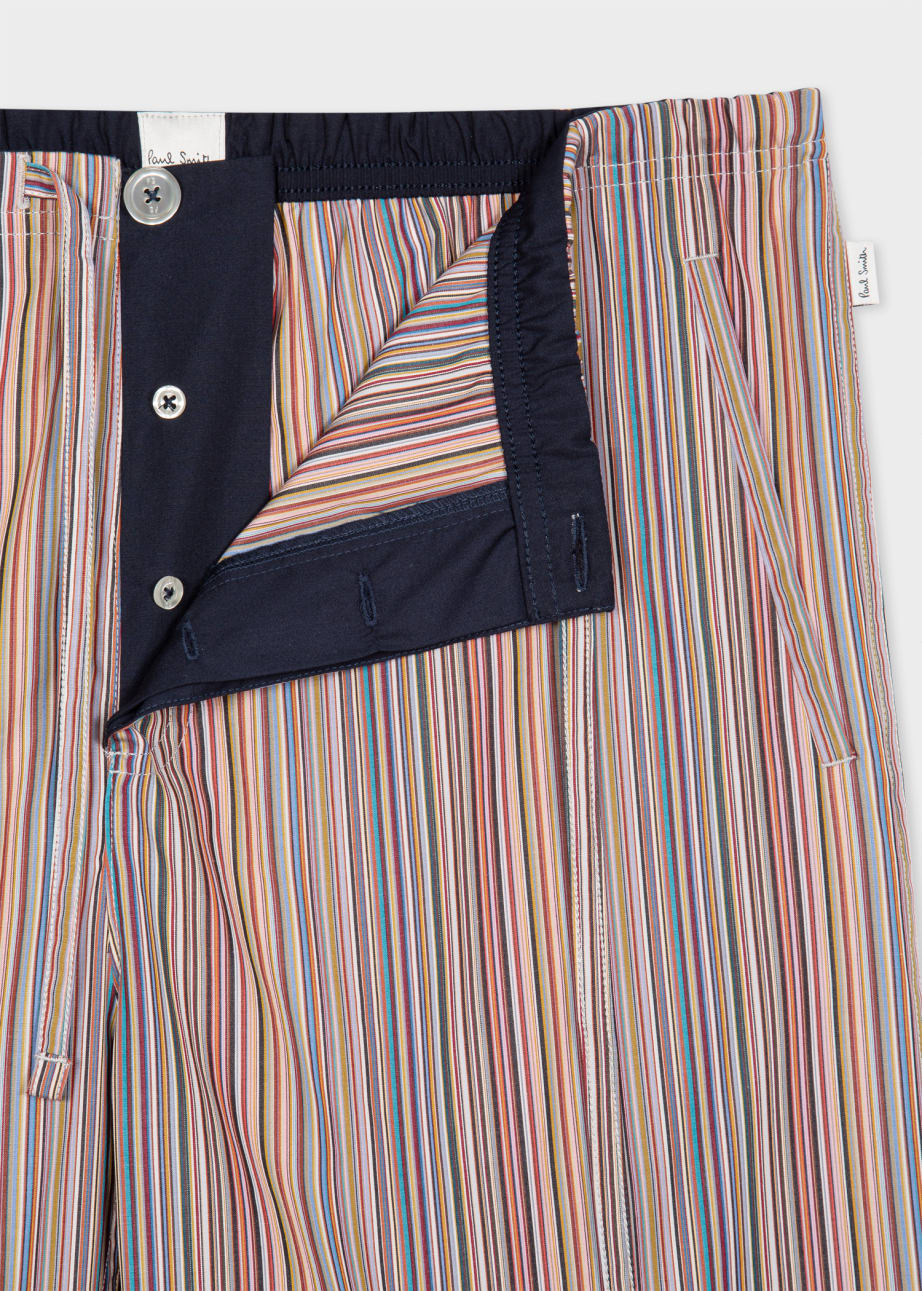 Detail View - Signature Stripe' Pyjama Bottoms Paul Smith