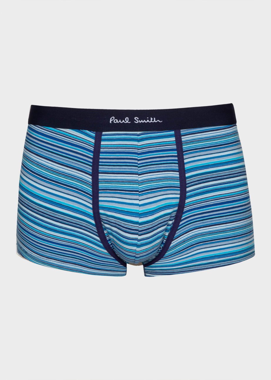 Front View - 'Signature Stripe' Mixed Boxer Briefs Seven Pack Paul Smith