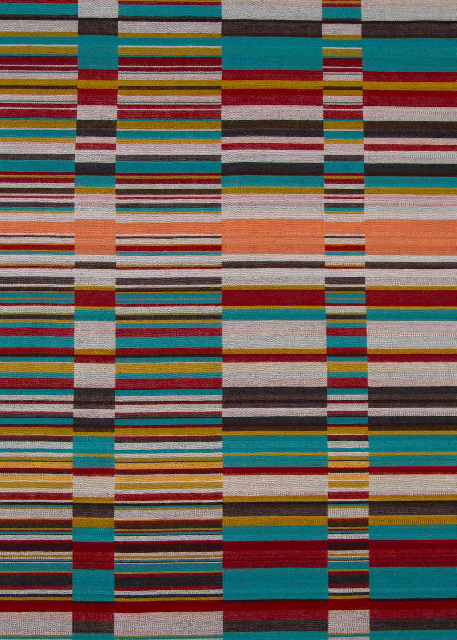 Detail View - Jacquard Stripe Cotton-Blend Scarf Paul Smith