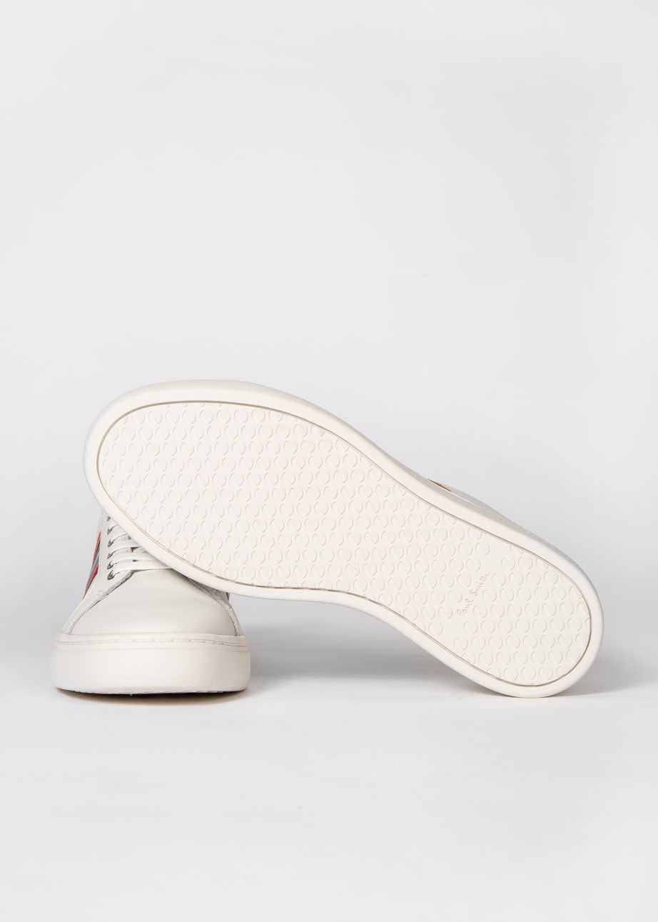 Product View - Women's White 'Lapin' Trainers With 'Swirl' by Paul Smith