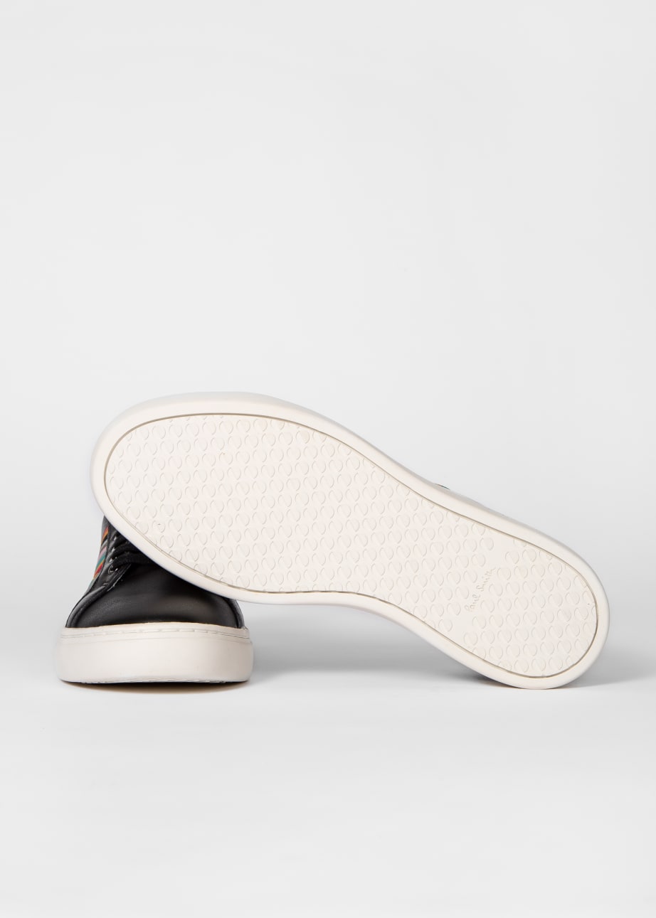 Product View - Women's Black 'Lapin' Trainers With 'Swirl' by Paul Smith