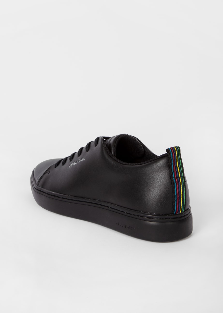 Paul smith black leather trainers best sale