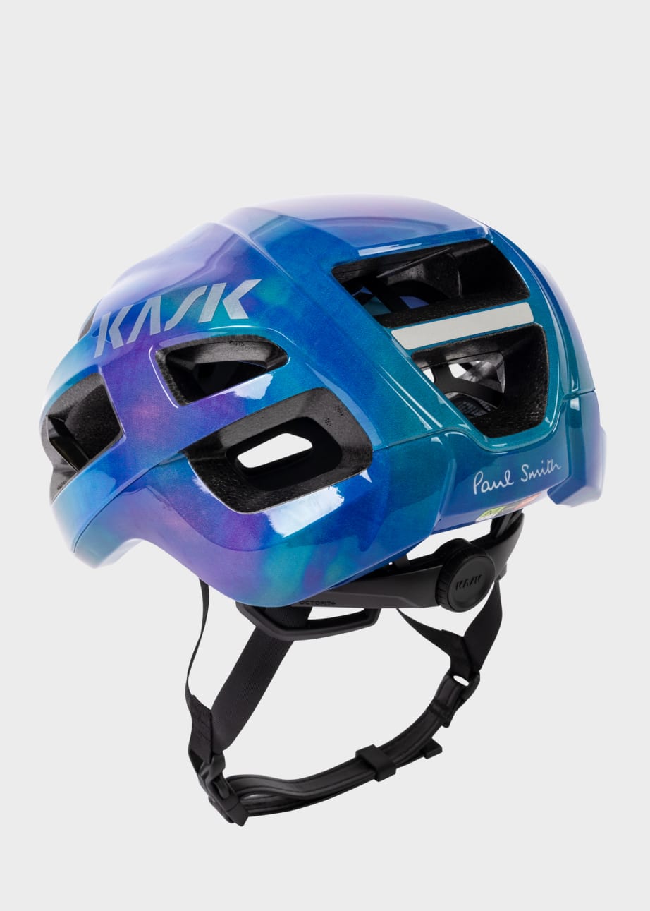 Detail View - Paul Smith + Kask 'Blue Gradient' Protone Cycling Helmet Paul Smith