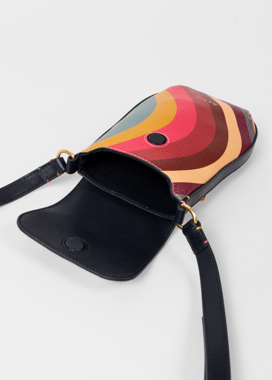 Product View - Women's Leather 'Swirl' Phone Pouch by Paul Smith