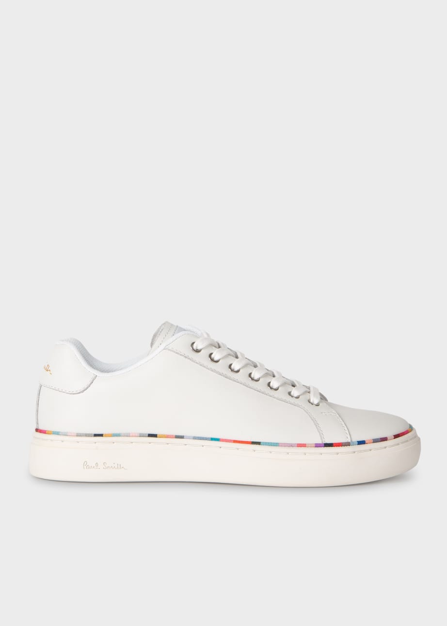 Product View - Women's White 'Lapin' Swirl Band Trainers by Paul Smith