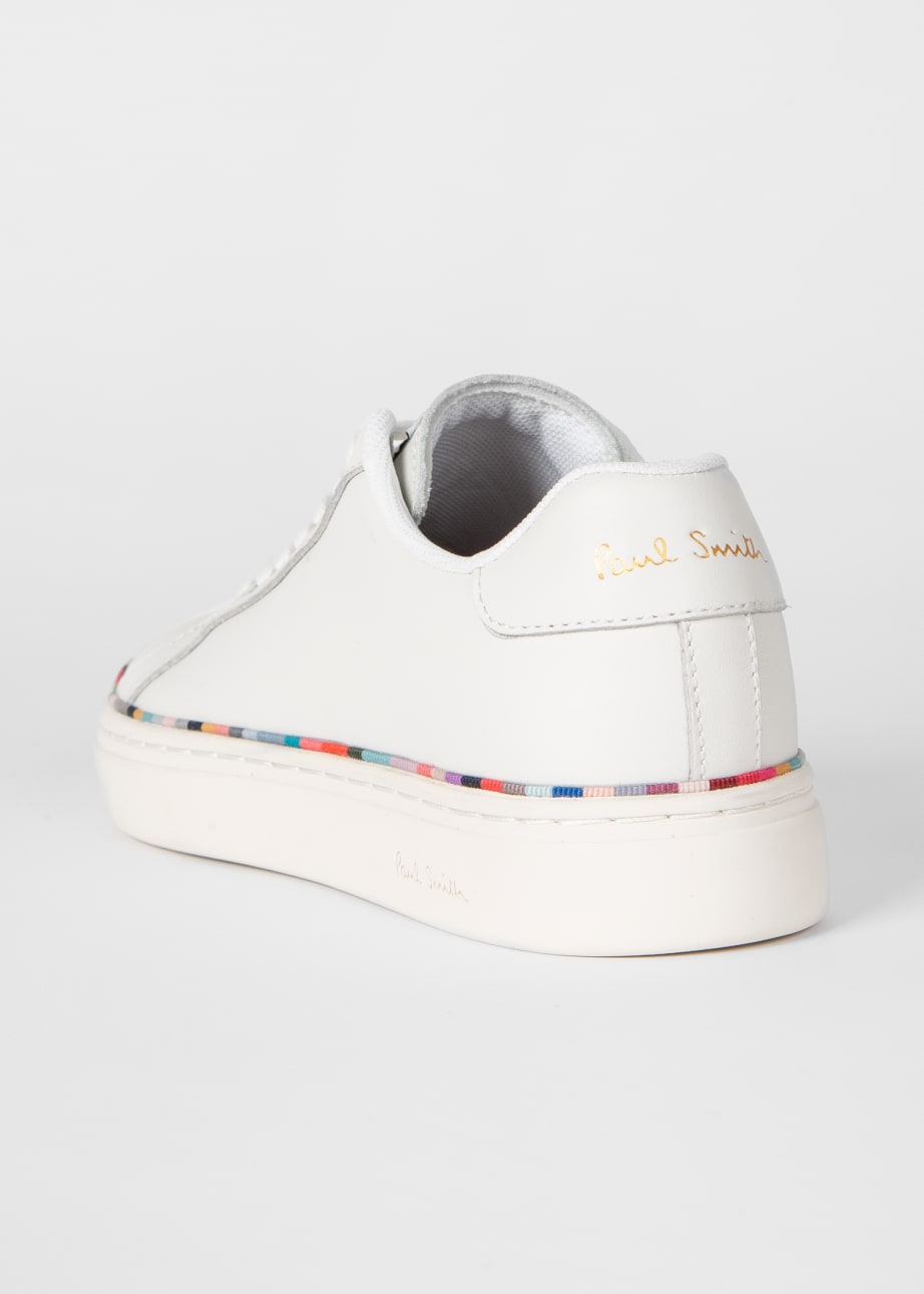 Product View - Women's White 'Lapin' Swirl Band Trainers by Paul Smith