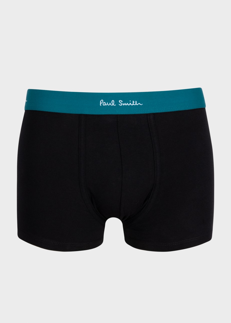 Organic Cotton 'Artist Stripe' Mixed Boxer Briefs Five Pack
