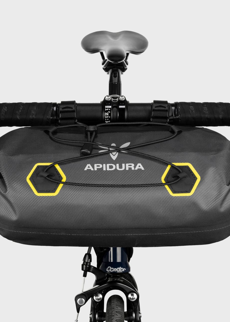 Detail 'Expedition' Handlebar Pack Cycling Bag by Apiduraiew - 'Expedition' Handlebar Pack Cycling Bag by Apidura Paul Smith