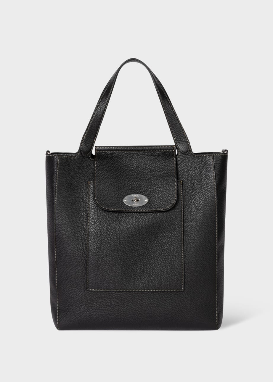Mulberry x Paul Smith - Black Antony Tote Bag 