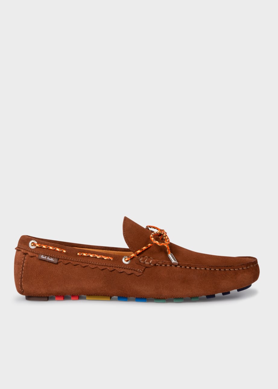 Tan Suede 'Springfield' Driving Loafers