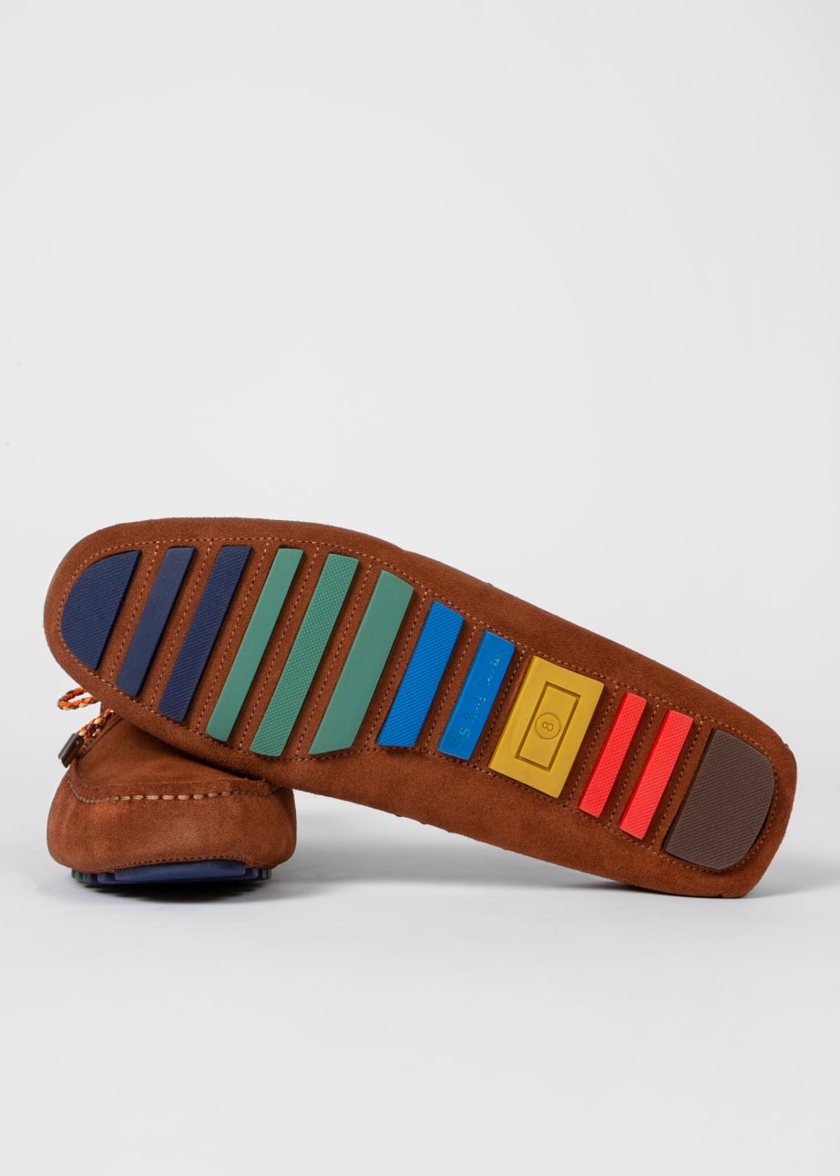 Tan Suede Springfield Driving Loafers