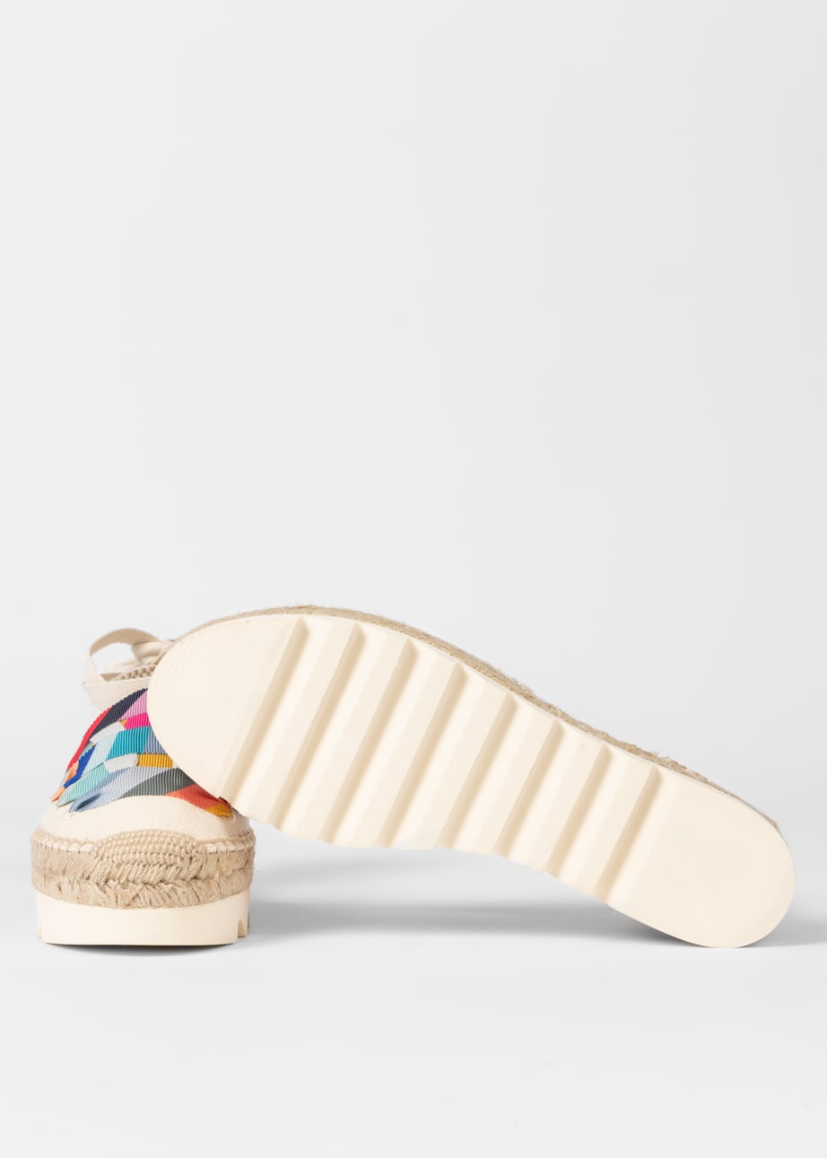 Women's Ivory 'Kira' 'Swirl' Platform Sandals