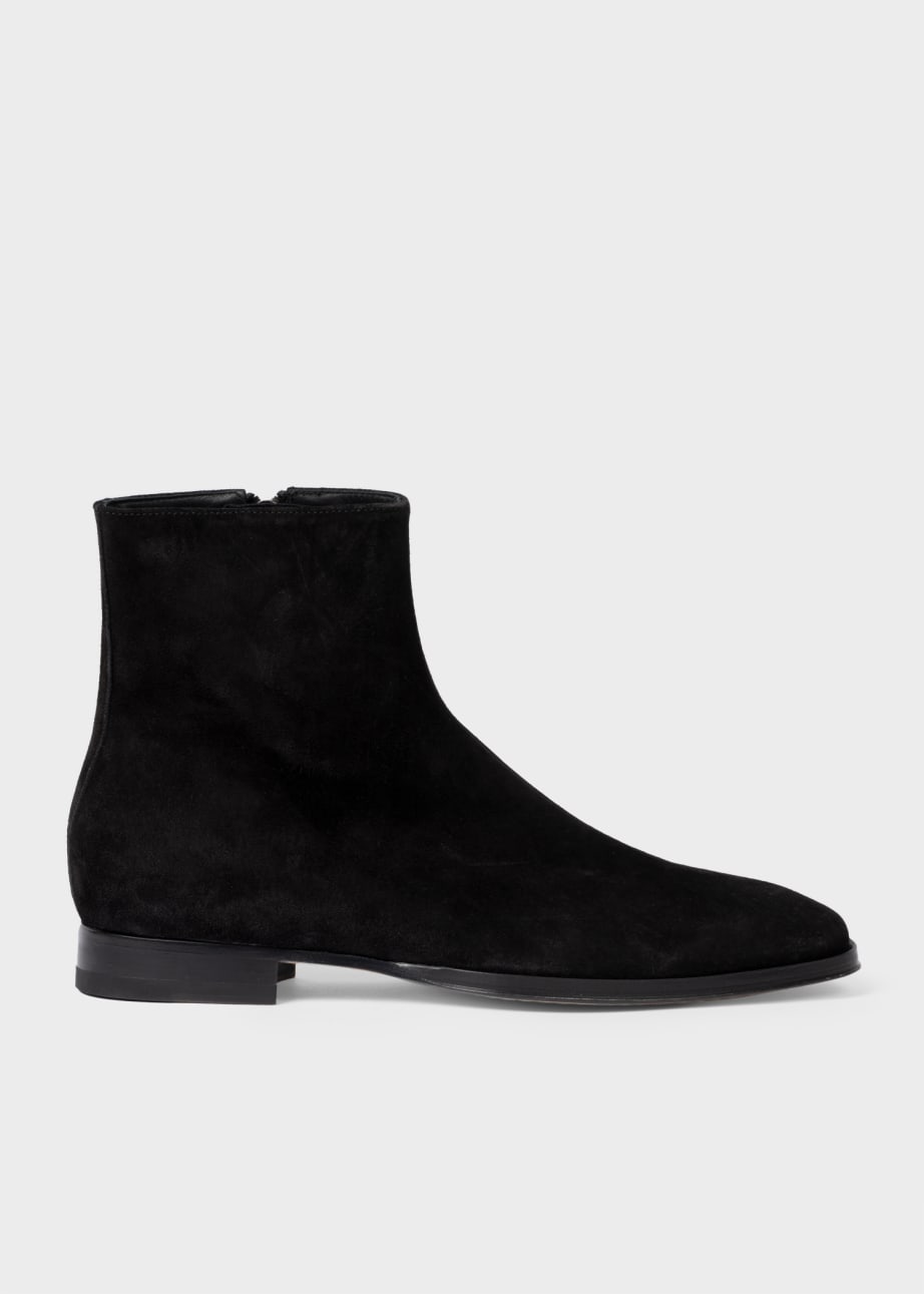 Black Suede 'Reeves' Boots