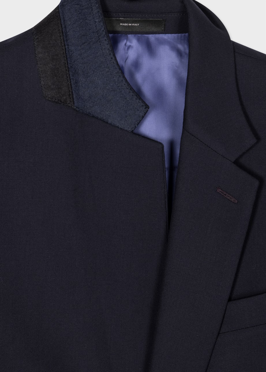 The Soho - Men's Tailored-Fit Black Wool 'A Suit To Travel In'