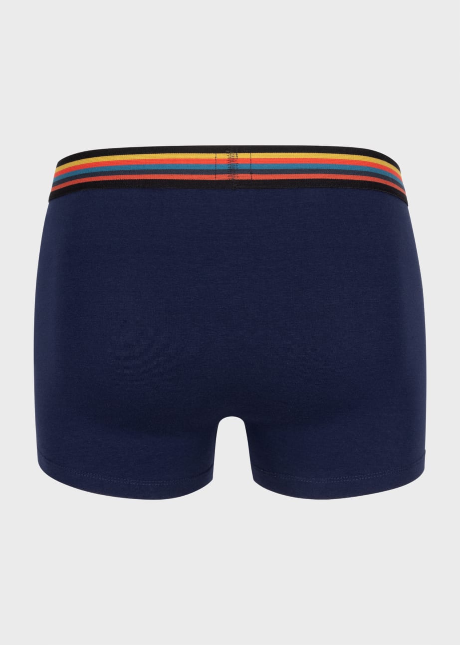 NY CREST MINI BOXER - WHITE/NAVY
