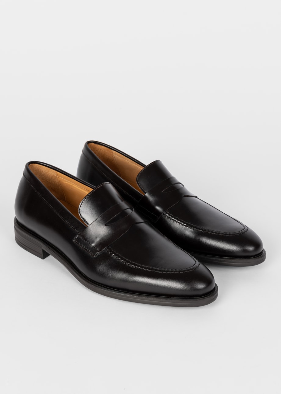 Men's Dark Brown Leather 'Remi' Loafers