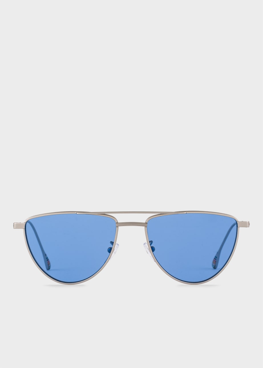 Product view - Matte Silver 'Garner' Sunglasses