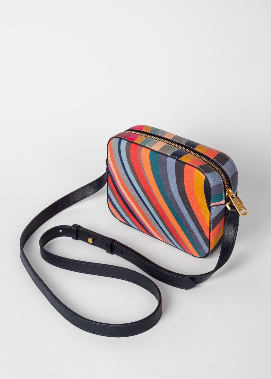 Detail View - 'Swirl' Leather Cross-Body Bag Paul Smith