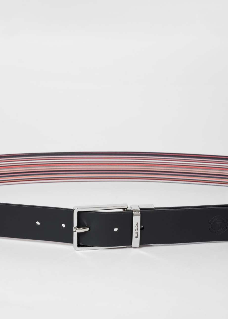 Paul Smith & Manchester United - Cut-to-Fit Reversible Leather Belt