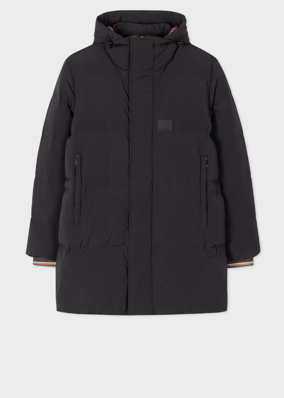 Product view - Black Hooded Down Parka Paul Smith