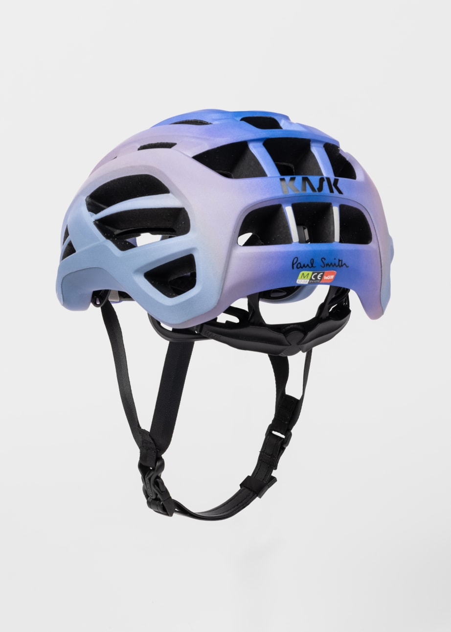 Detail View - Paul Smith + Kask 'Untitled Stripe' Valegro Cycling Helmet Paul Smith