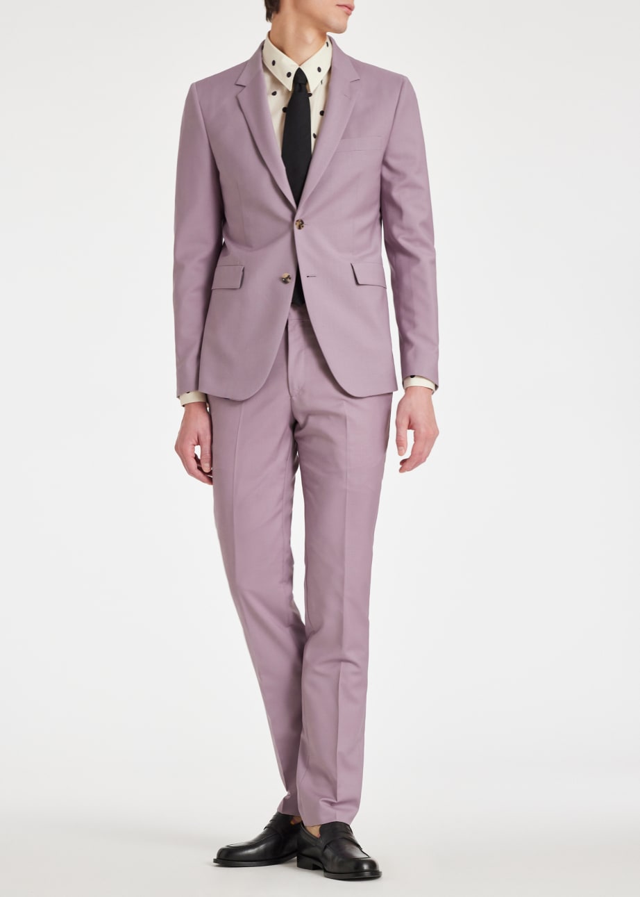 Paul Smith single-breasted wool-mohair suit - Black