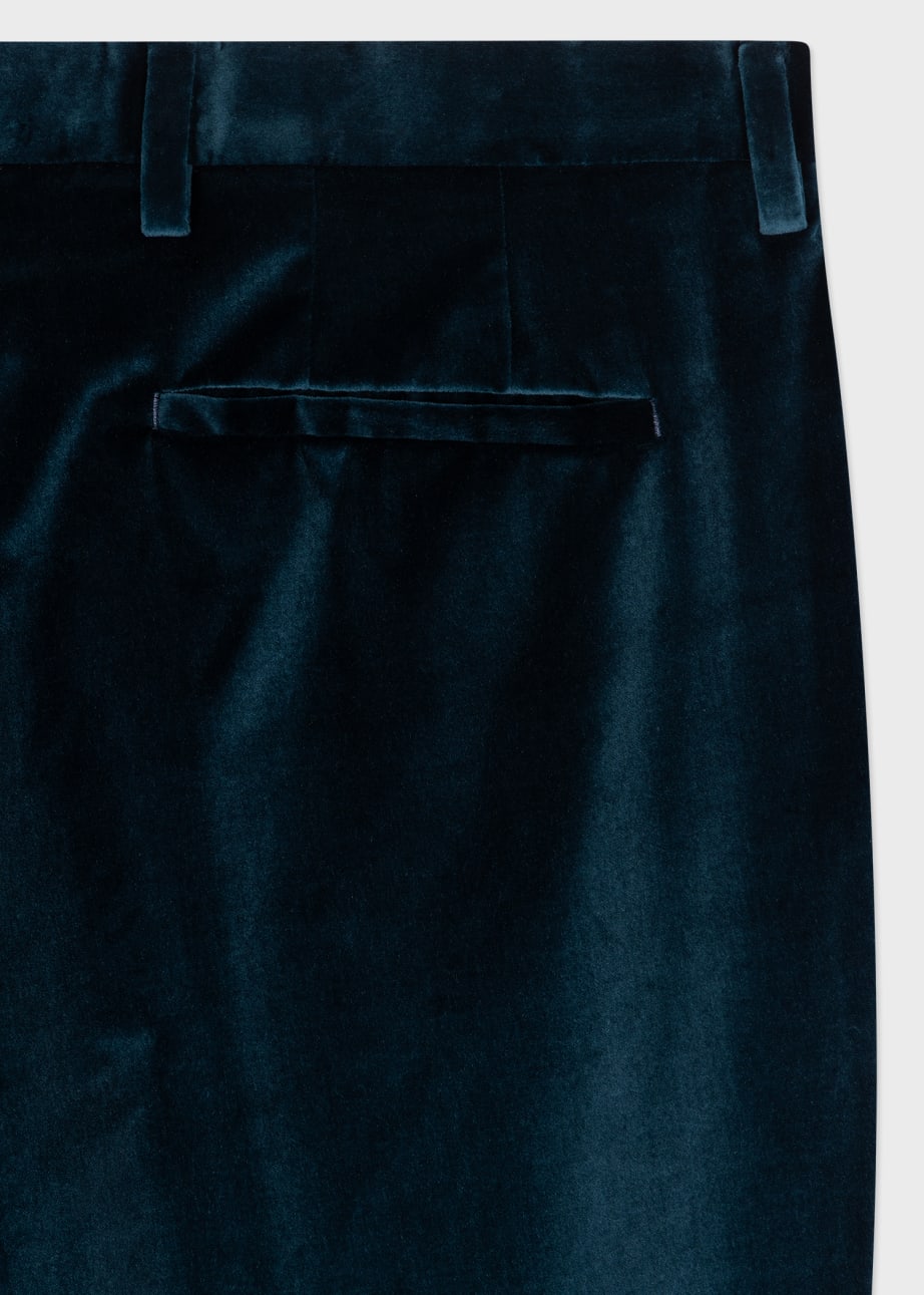 Inserch Velvet Pants P502-11 Navy Blue