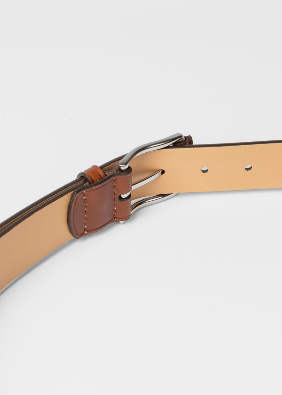 brown weave belt