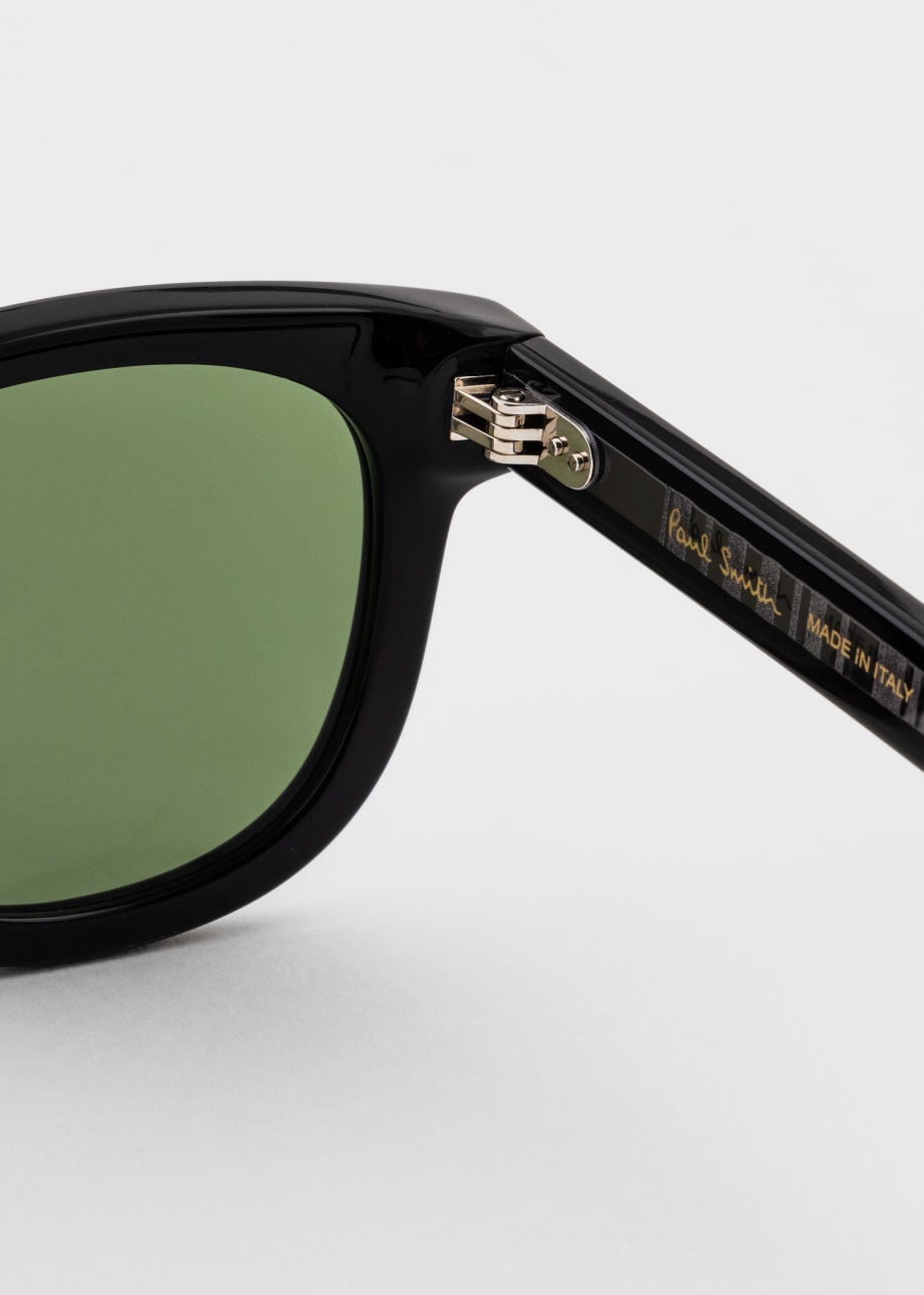 Product view - Black 'Halons' Sunglasses