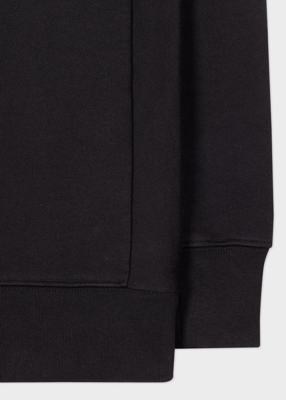 Detail View - Black 'Circles' Print Cotton Sweatshirt Paul Smith 