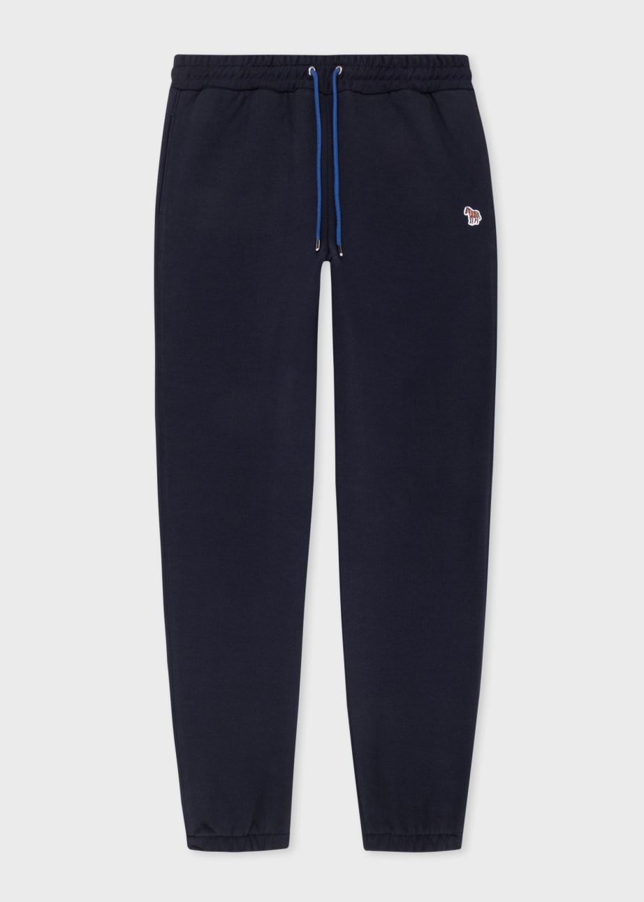 Front View - Women's Navy Cotton Zebra Sweatpants Paul Smith