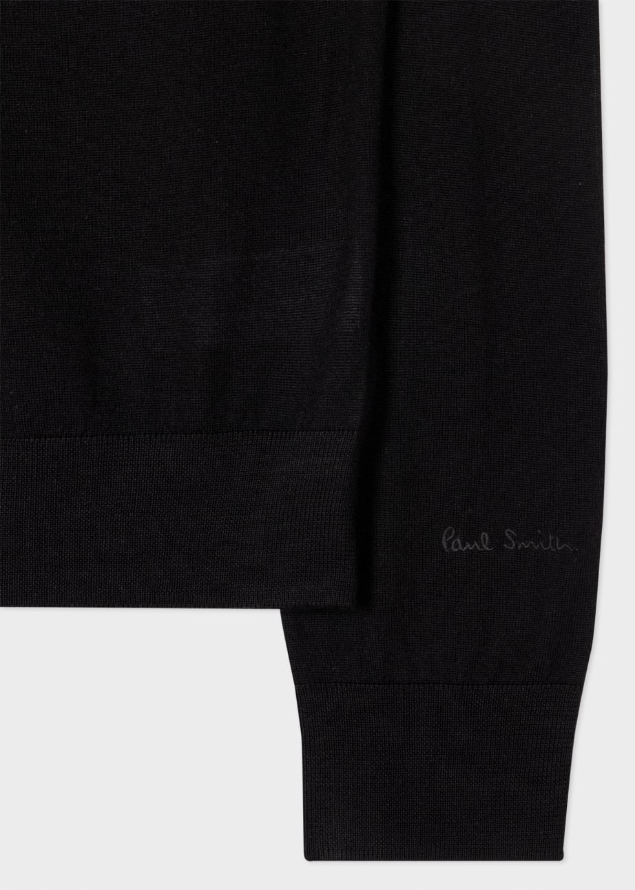 6027 Black Plain Sweater