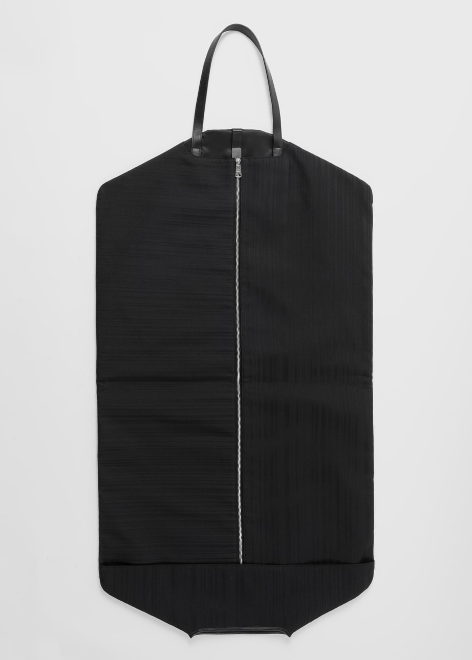 Black Shadow Stripe Suit Carrier