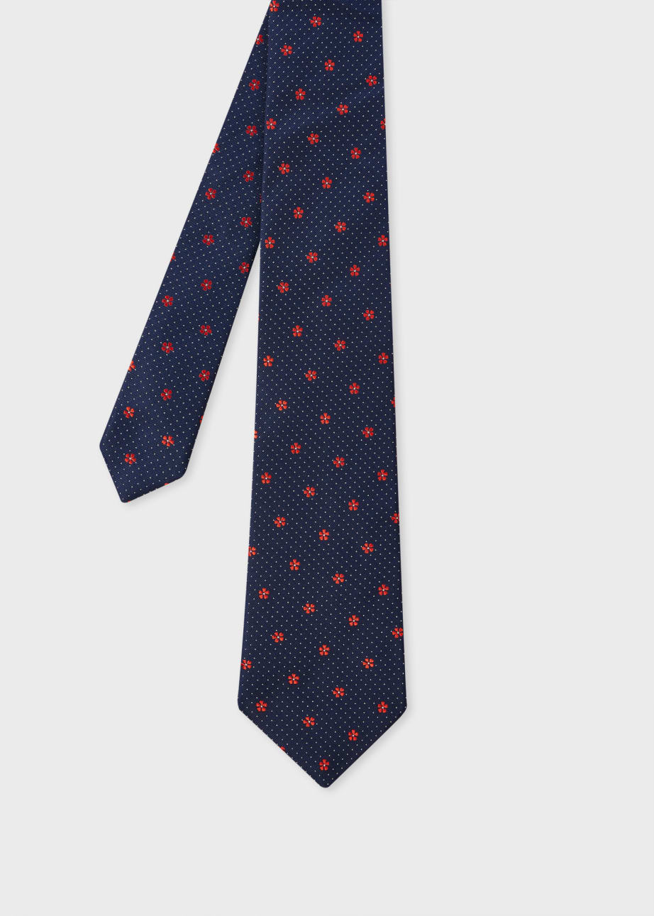 gold polka dot tie