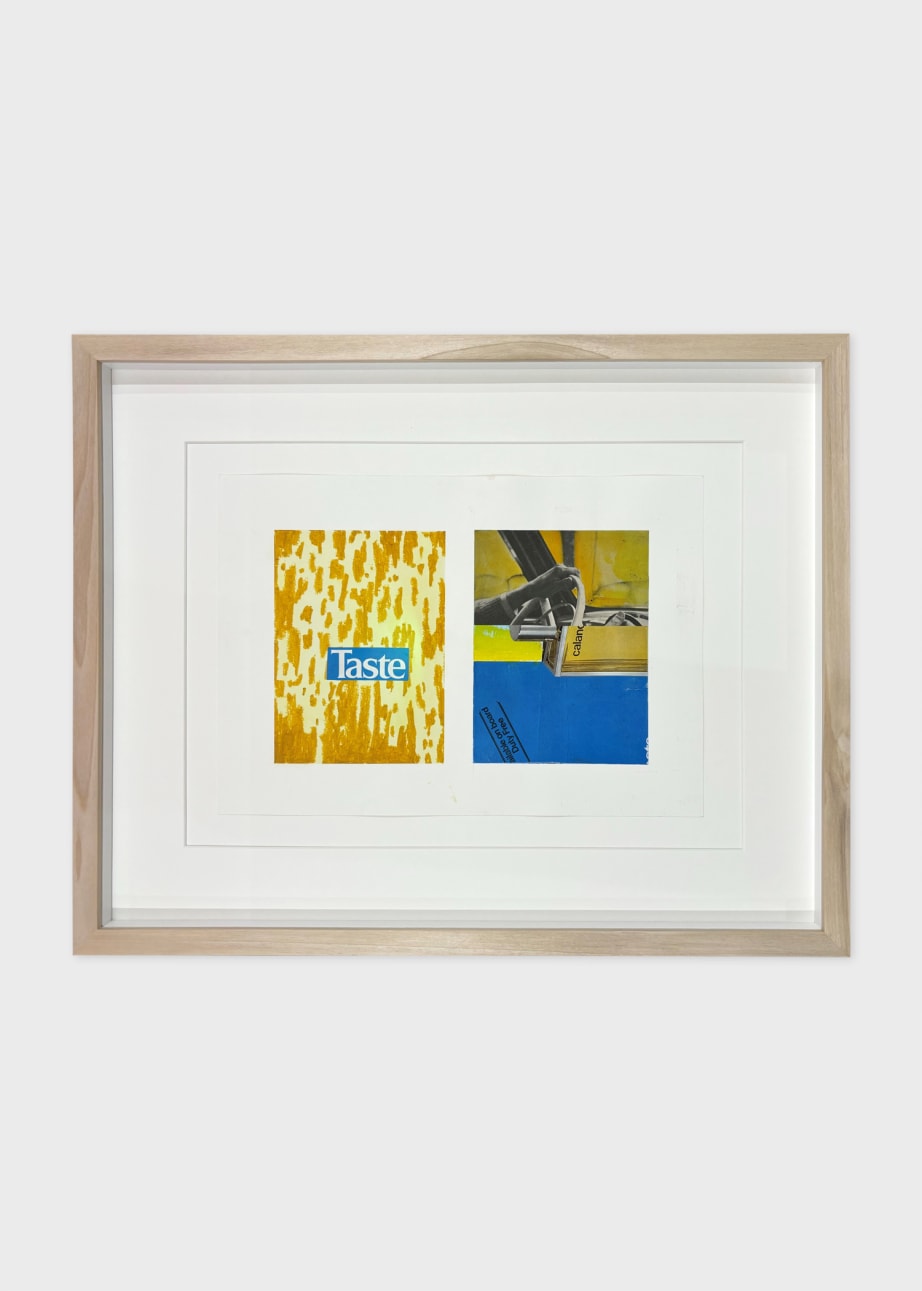 Product View - 'Taste, available on board' 2023, Original Framed Artwork by Harry Cartwright