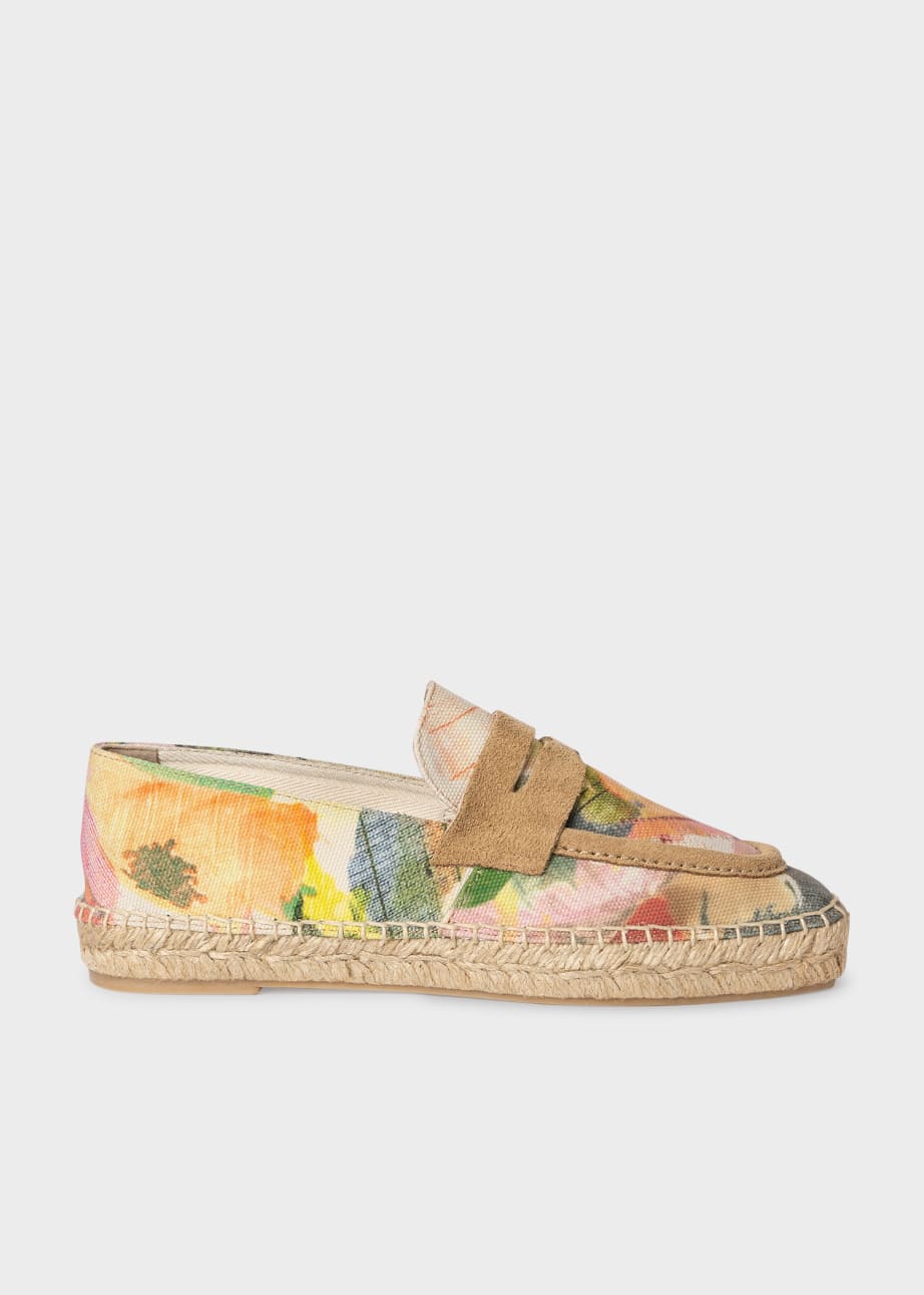 Product view - Women's 'Floral Collage' 'Alvarez' Espadrilles