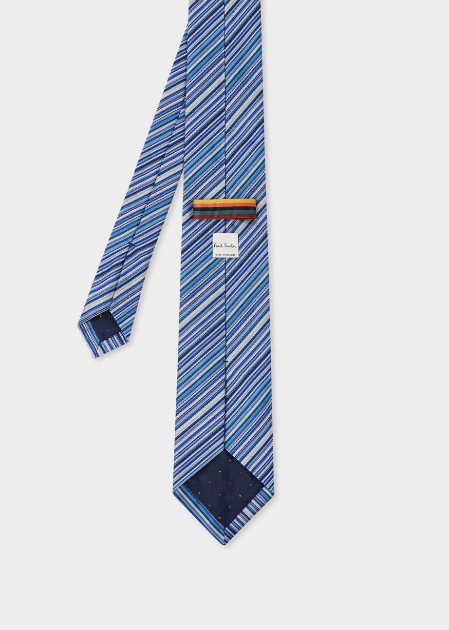 pale blue silk tie