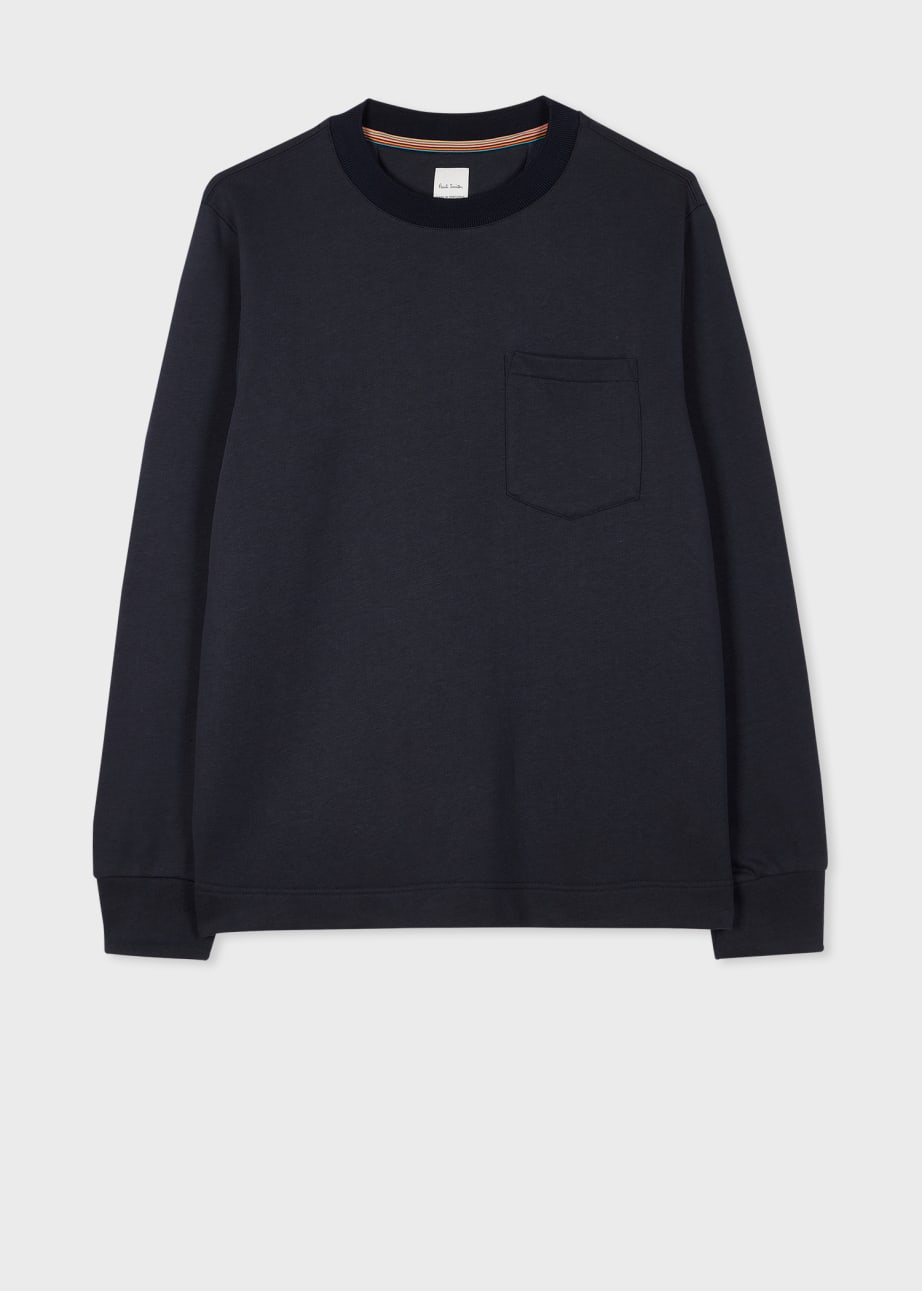 Product view - Navy Cotton-Lyocell Sweatshirt Paul Smith