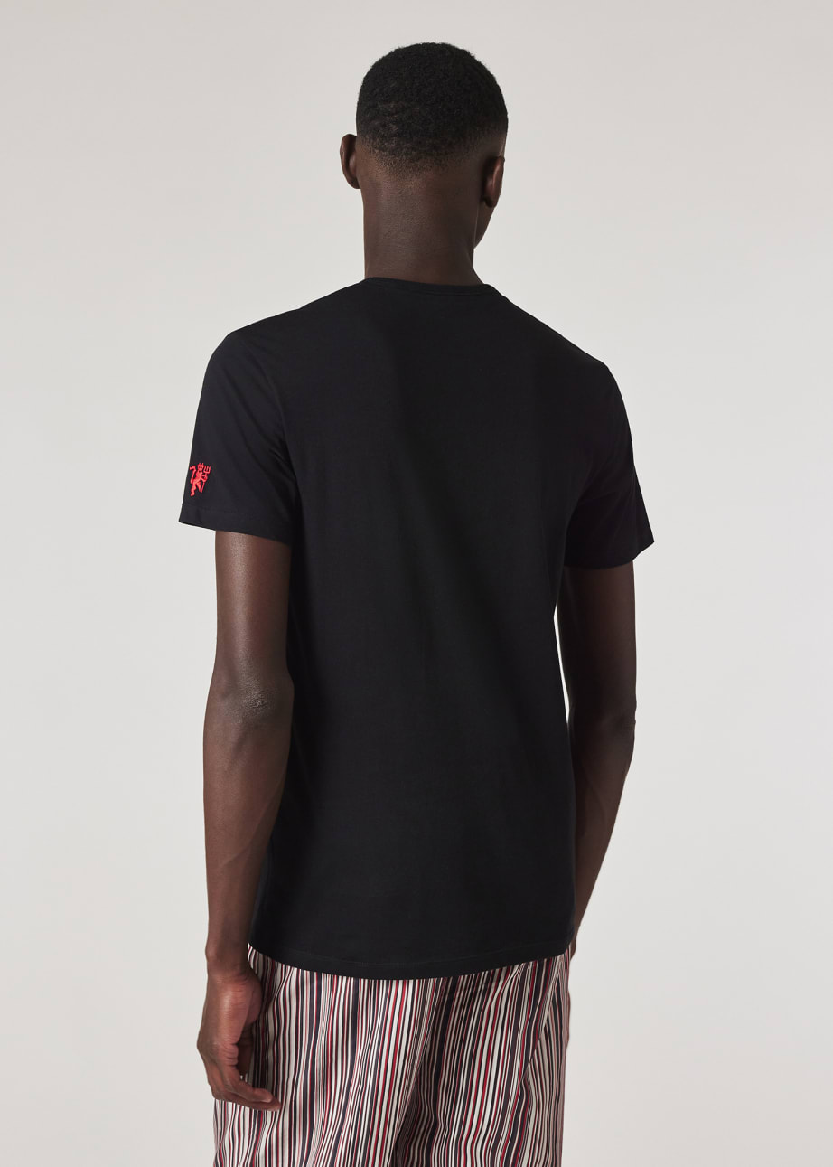 Model View - Paul Smith & Manchester United  - 'Signature Stripe' Pyjama T-Shirt Set Paul Smith