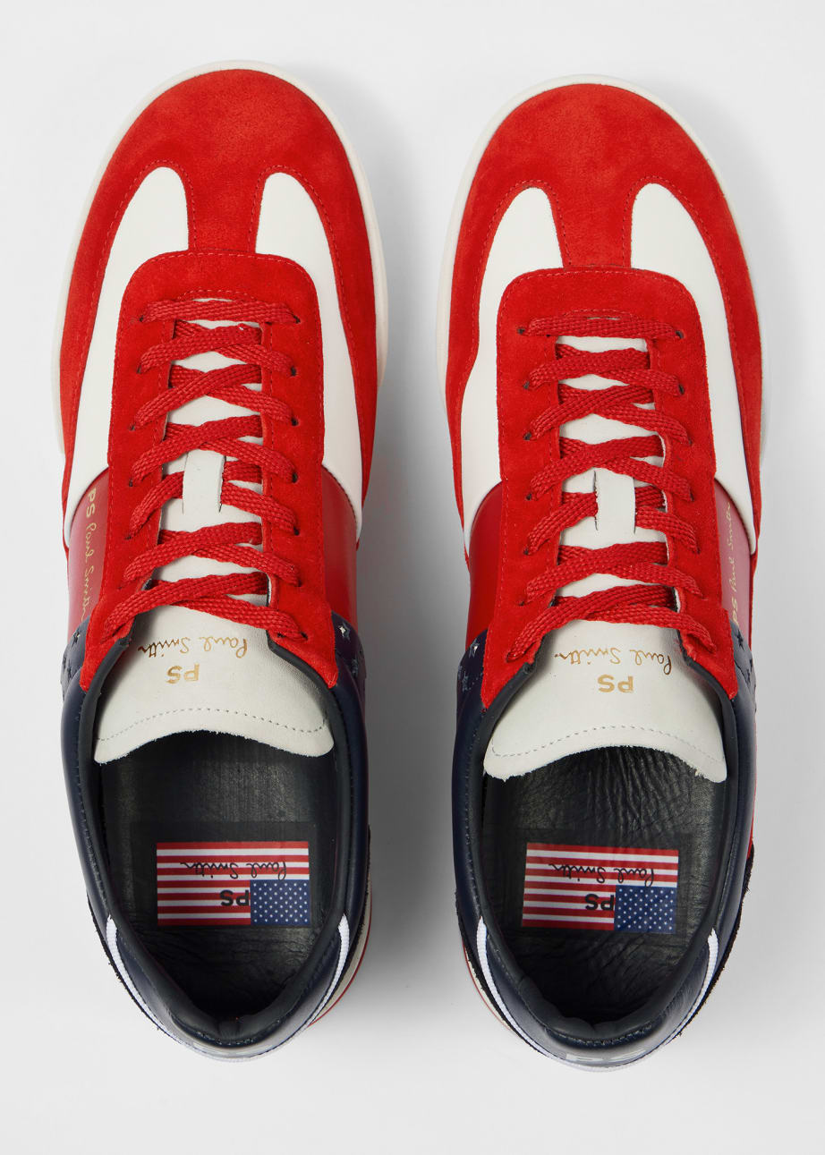 White Leather Dover USA Trainers