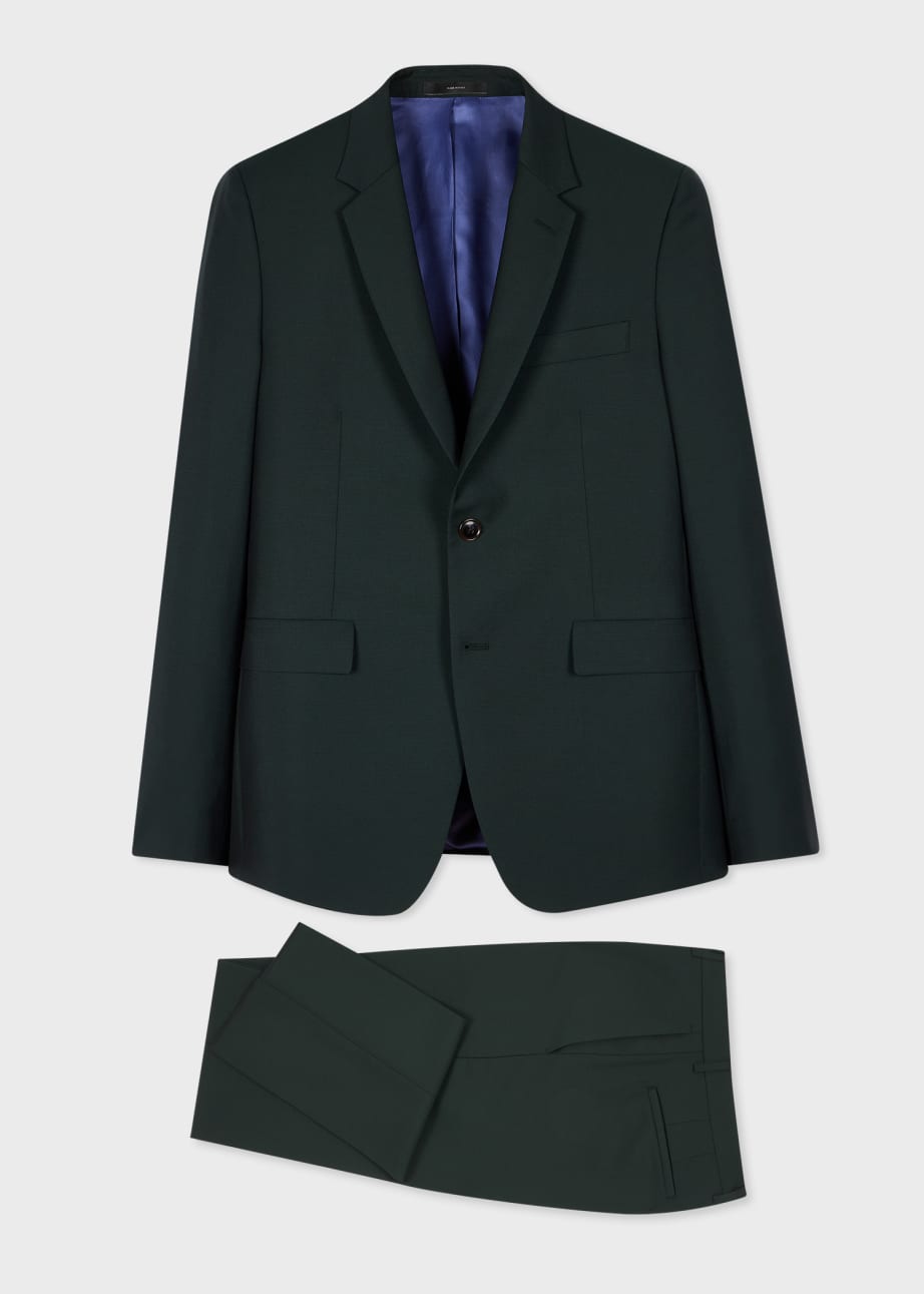 Product view - The Kensington - Slim-Fit Dark Green Wool-Mohair Suit
