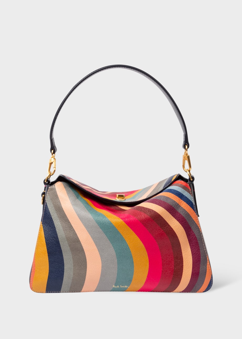 Product View - Leather 'Swirl' Shoulder Bag by Paul Smith