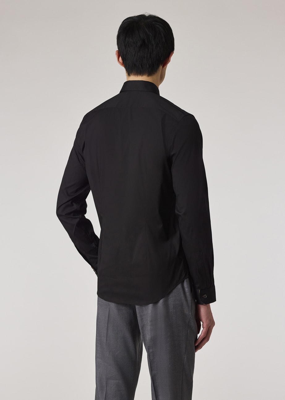 Structural Waistline Shirt Black
