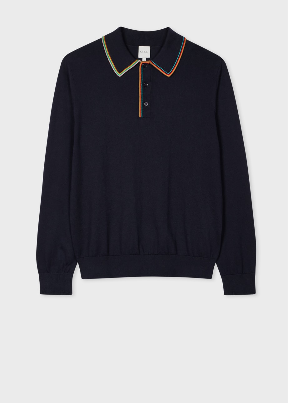 Mens paul smith long sleeve polo sales