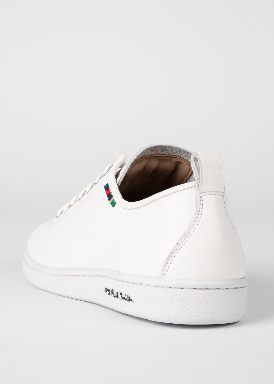 Product view - White Calf Leather 'Miyata' Trainers