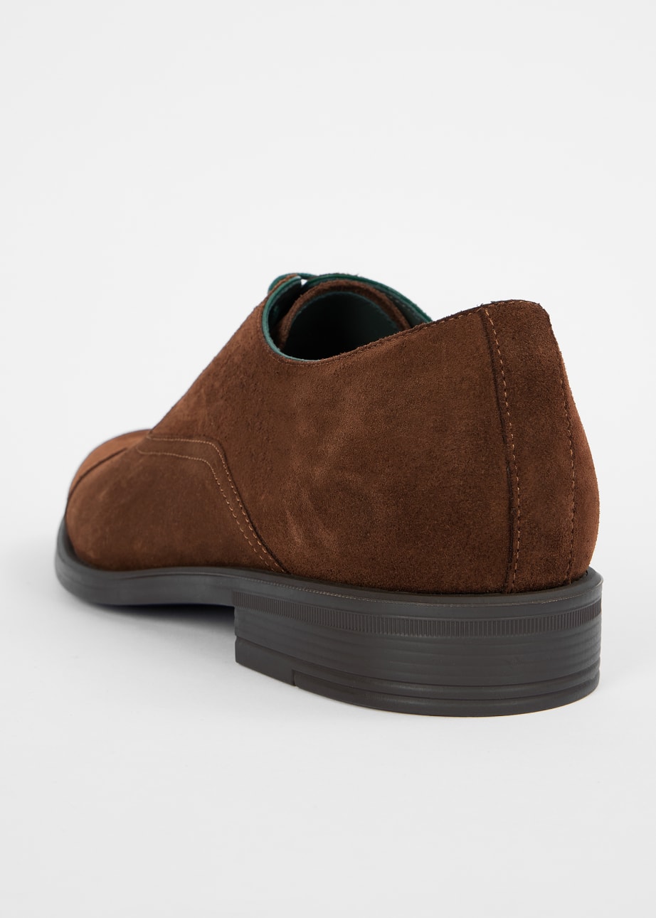 Men's Chocolate Brown Suede 'Connery' Shoes