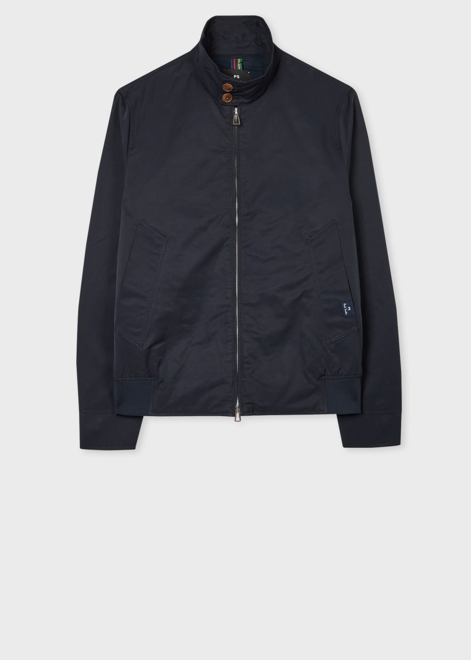 Product view - Navy Cotton-Nylon Harrington Jacket Paul Smith