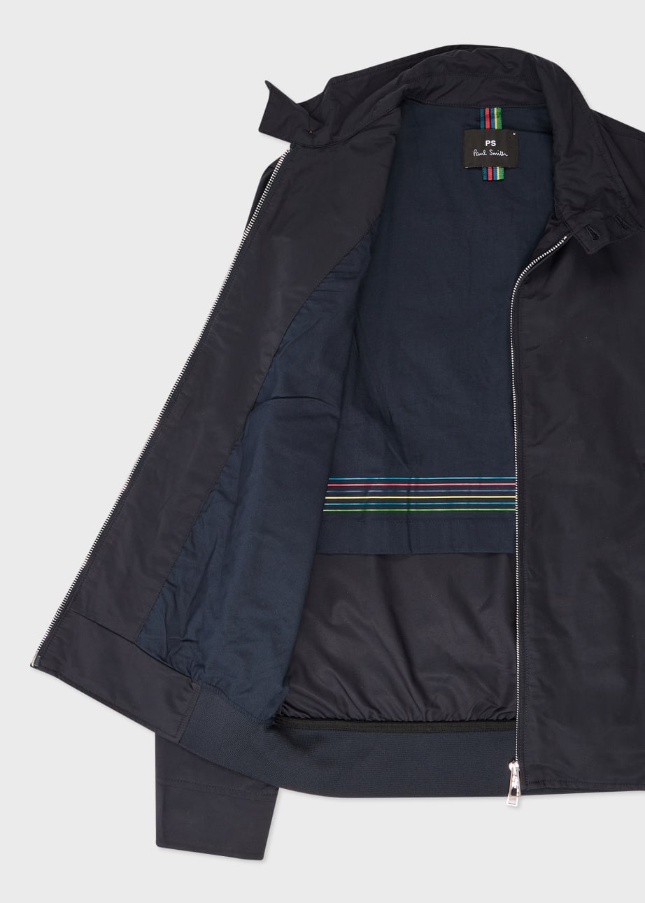 Product view - Navy Cotton-Nylon Harrington Jacket Paul Smith