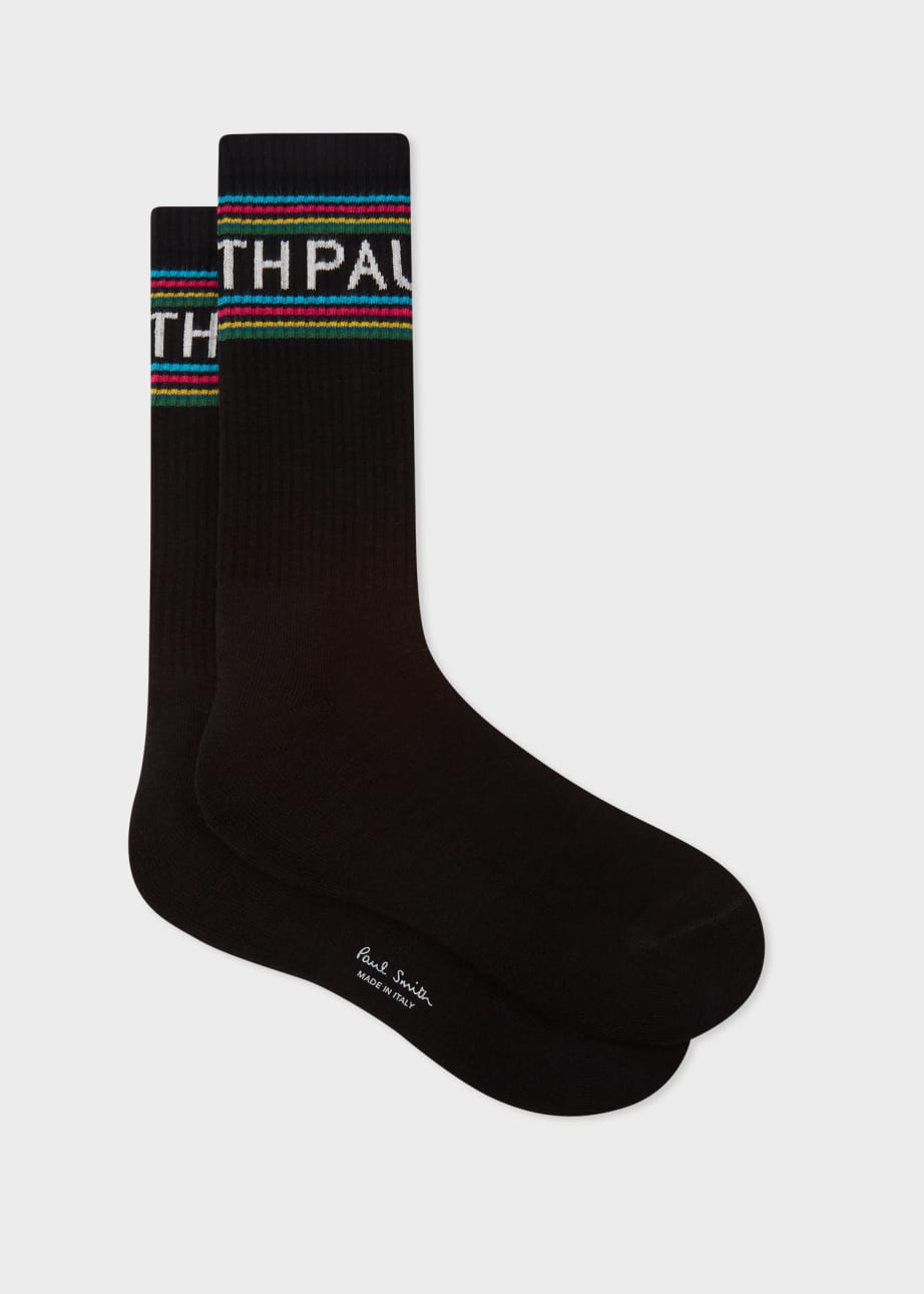 Black 'Paul Smith' CottonBlend Tube Socks
