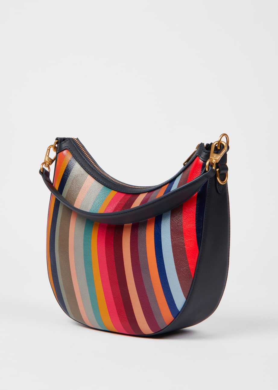 Detail View - Women's 'Swirl' Leather Mini Hobo Bag Paul Smith